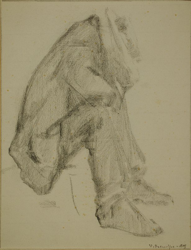 1905 -  Empirismo (studio per la figura del I pannello)